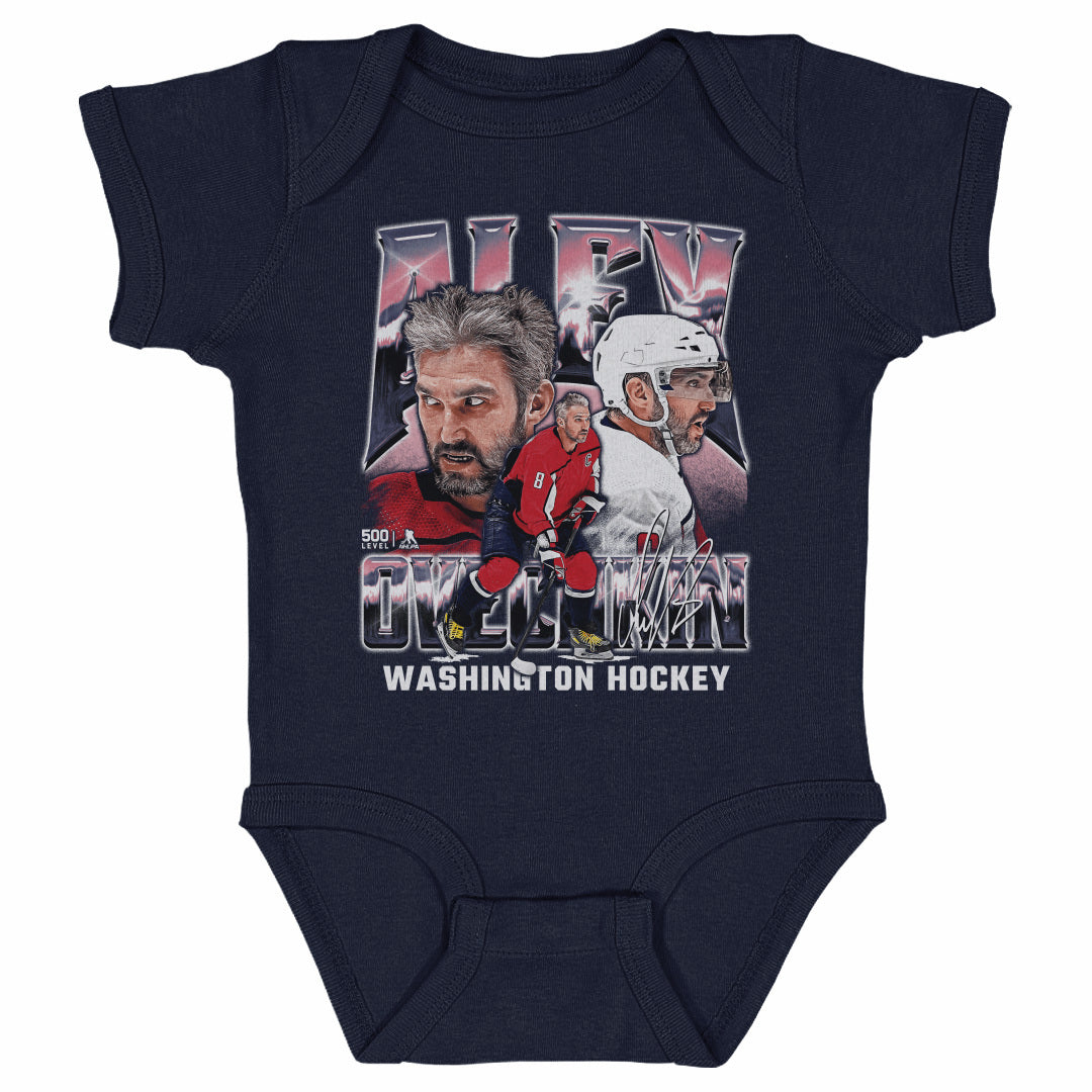 Alex Ovechkin Kids Baby Onesie | 500 LEVEL