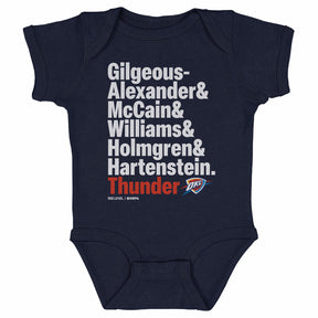 Oklahoma City Thunder Kids Baby Onesie | 500 LEVEL