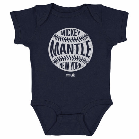 Mickey Mantle Kids Baby Onesie | 500 LEVEL