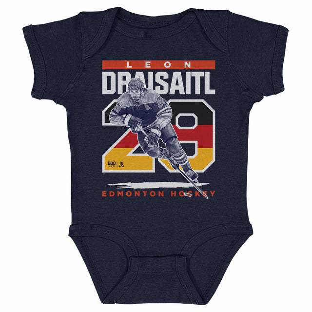 Leon Draisaitl Kids Baby Onesie | 500 LEVEL