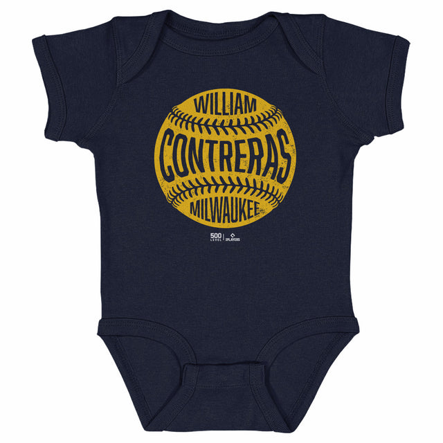 William Contreras Kids Baby Onesie | 500 LEVEL