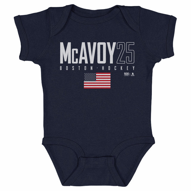 Charlie McAvoy Kids Baby Onesie | 500 LEVEL