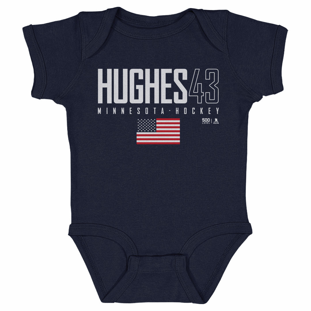Quinn Hughes Kids Baby Onesie | 500 LEVEL