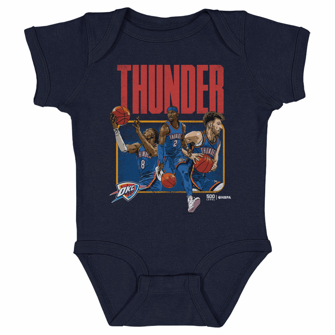 Oklahoma City Thunder Kids Baby Onesie | 500 LEVEL