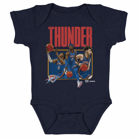 Oklahoma City Thunder Kids Baby Onesie | 500 LEVEL