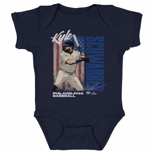 Kyle Schwarber Kids Baby Onesie | 500 LEVEL