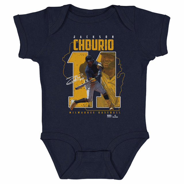 Jackson Chourio Kids Baby Onesie | 500 LEVEL