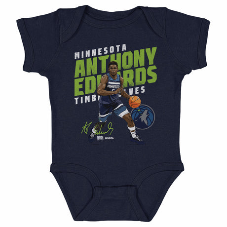 Anthony Edwards Kids Baby Onesie | 500 LEVEL