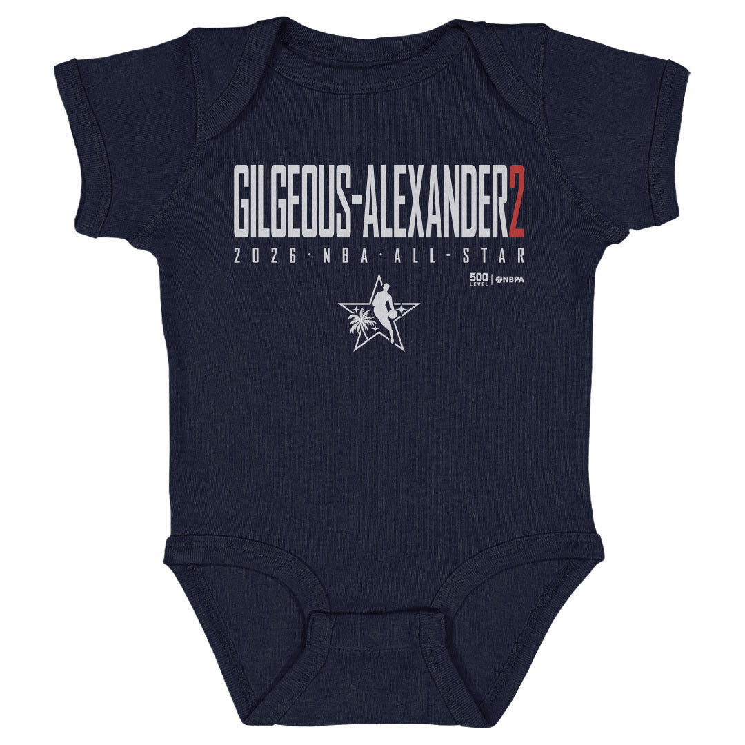 Shai Gilgeous-Alexander Kids Baby Onesie | 500 LEVEL