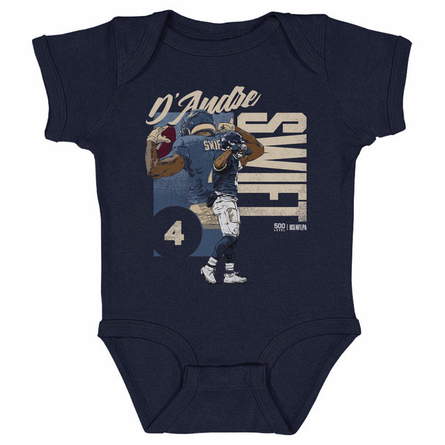 D'Andre Swift Kids Baby Onesie | 500 LEVEL
