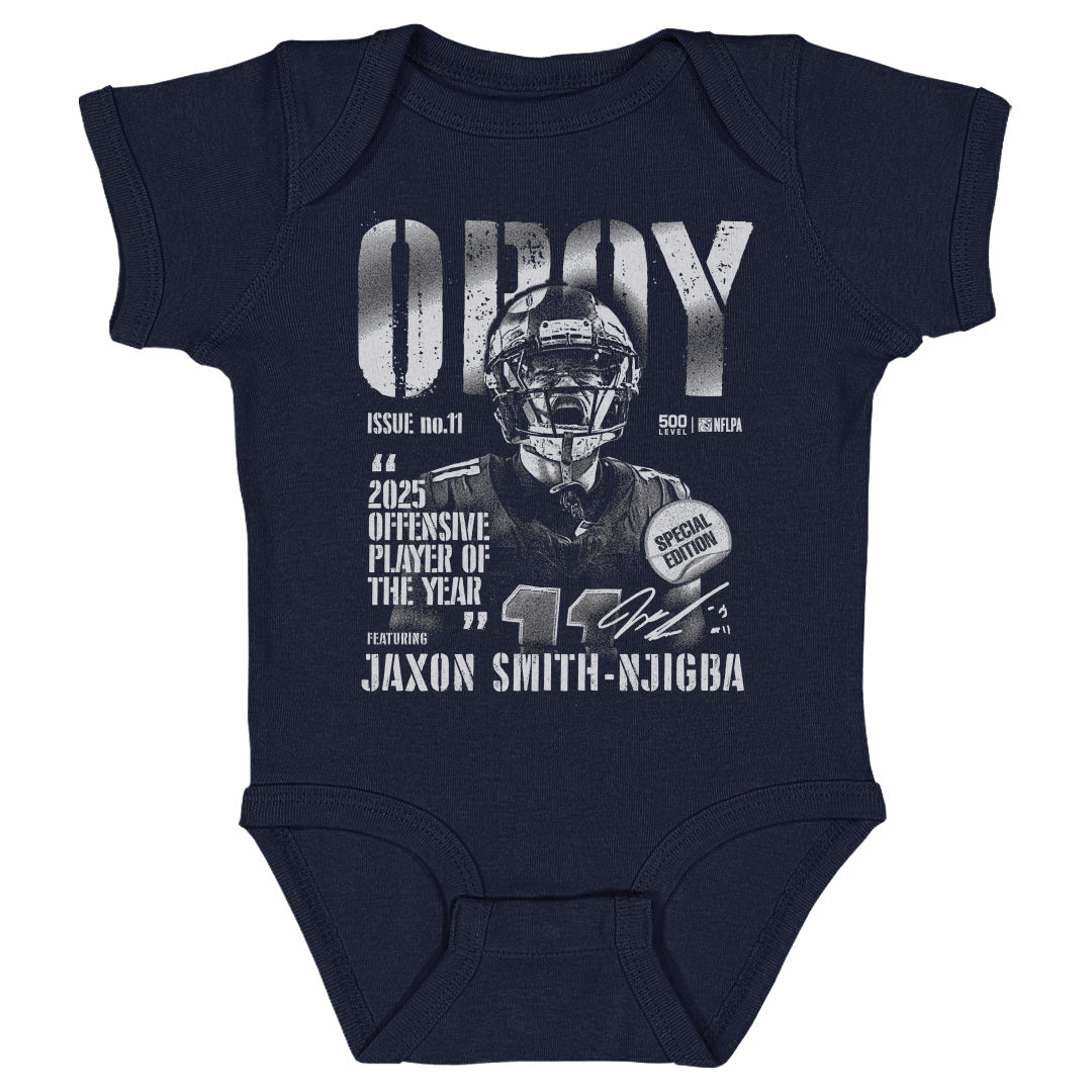 Jaxon Smith-Njigba Kids Baby Onesie | 500 LEVEL