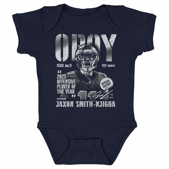 Jaxon Smith-Njigba Kids Baby Onesie | 500 LEVEL