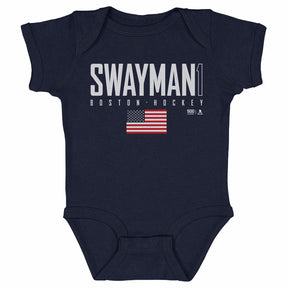 Jeremy Swayman Kids Baby Onesie | 500 LEVEL