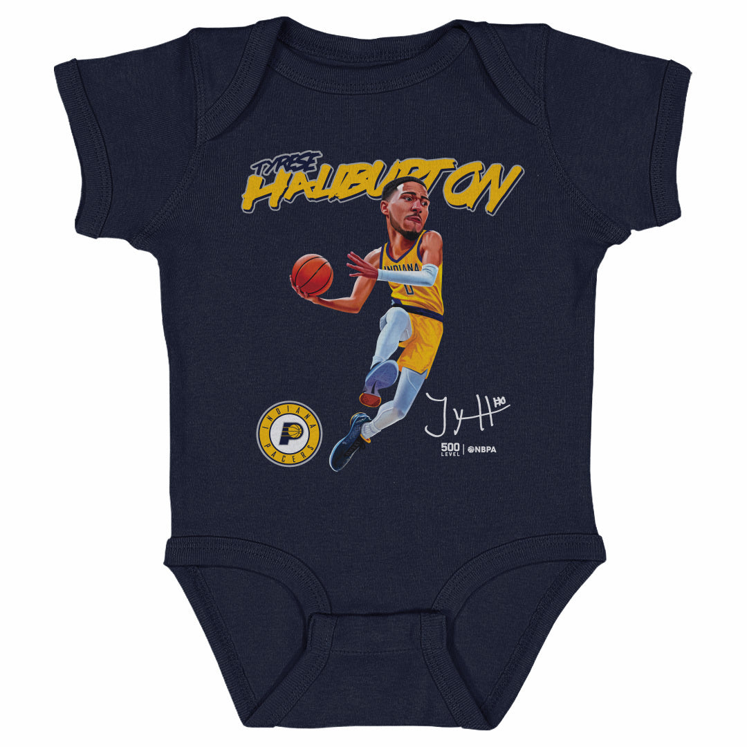 Tyrese Haliburton Kids Baby Onesie | 500 LEVEL
