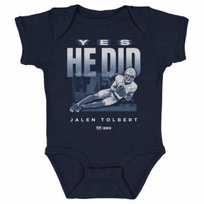 Jalen Tolbert Kids Baby Onesie | 500 LEVEL