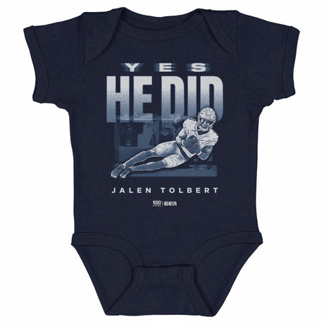 Jalen Tolbert Kids Baby Onesie | 500 LEVEL