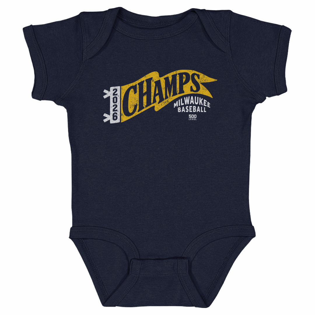 Milwaukee Baseball Kids Baby Onesie | 500 LEVEL
