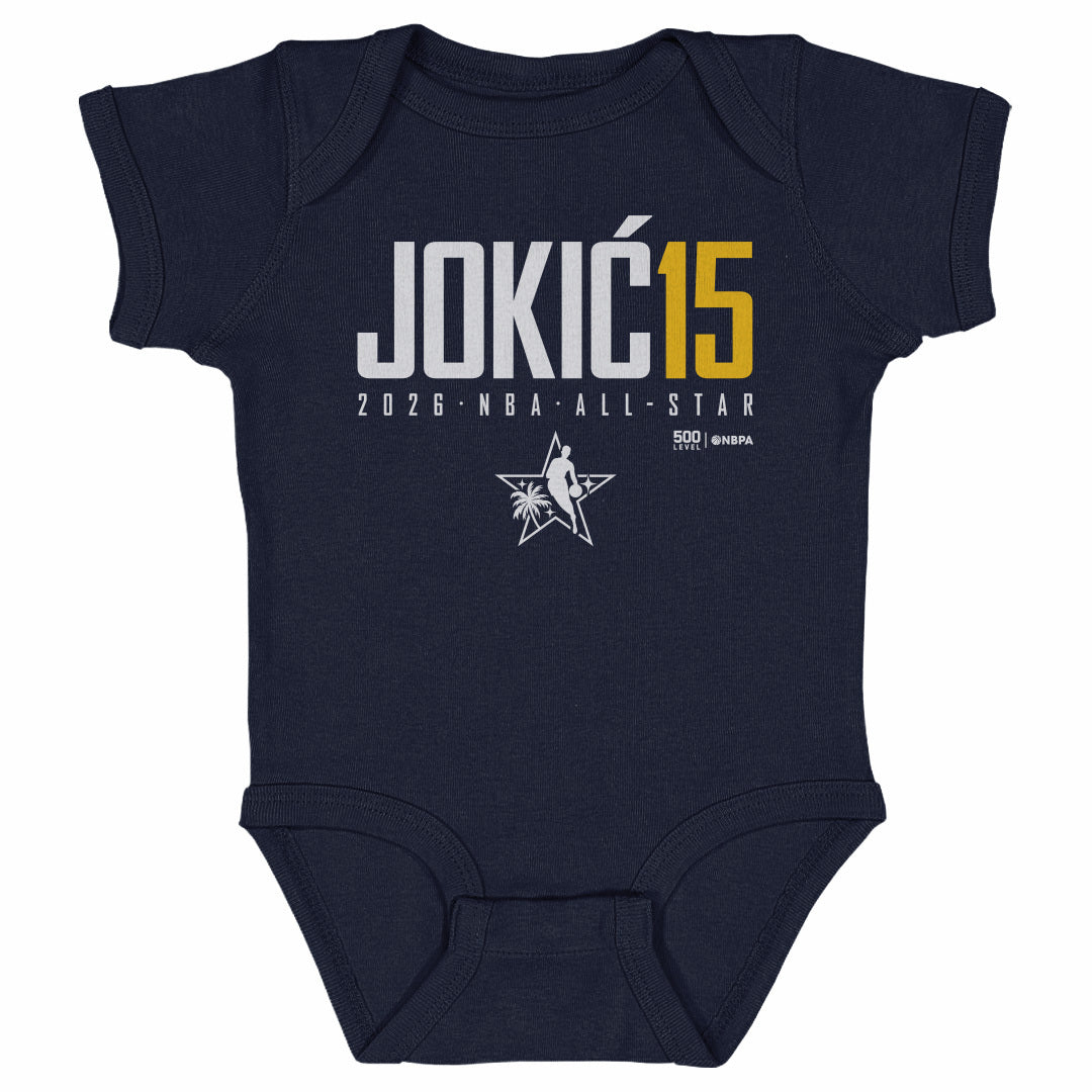 Nikola Jokic Kids Baby Onesie | 500 LEVEL