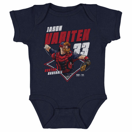 Jason Varitek Kids Baby Onesie | 500 LEVEL