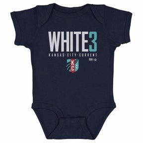 Amelia White Kids Baby Onesie | 500 LEVEL