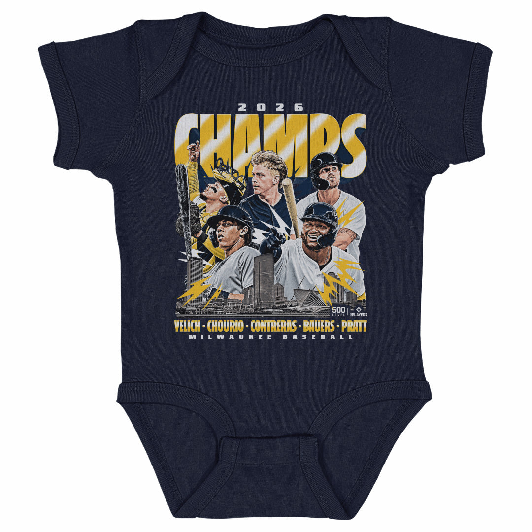 Milwaukee Baseball Kids Baby Onesie | 500 LEVEL
