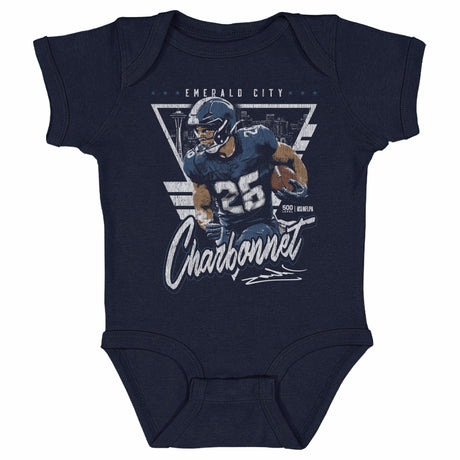 Zach Charbonnet Kids Baby Onesie | 500 LEVEL