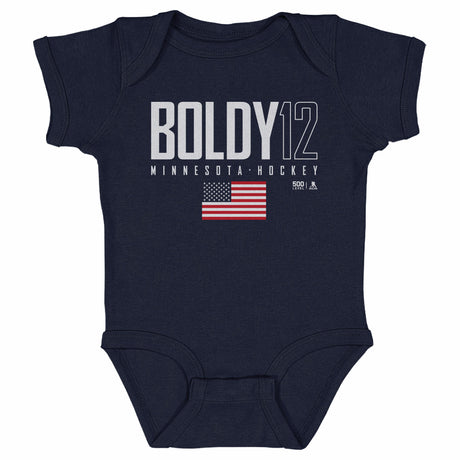 Matt Boldy Kids Baby Onesie | 500 LEVEL