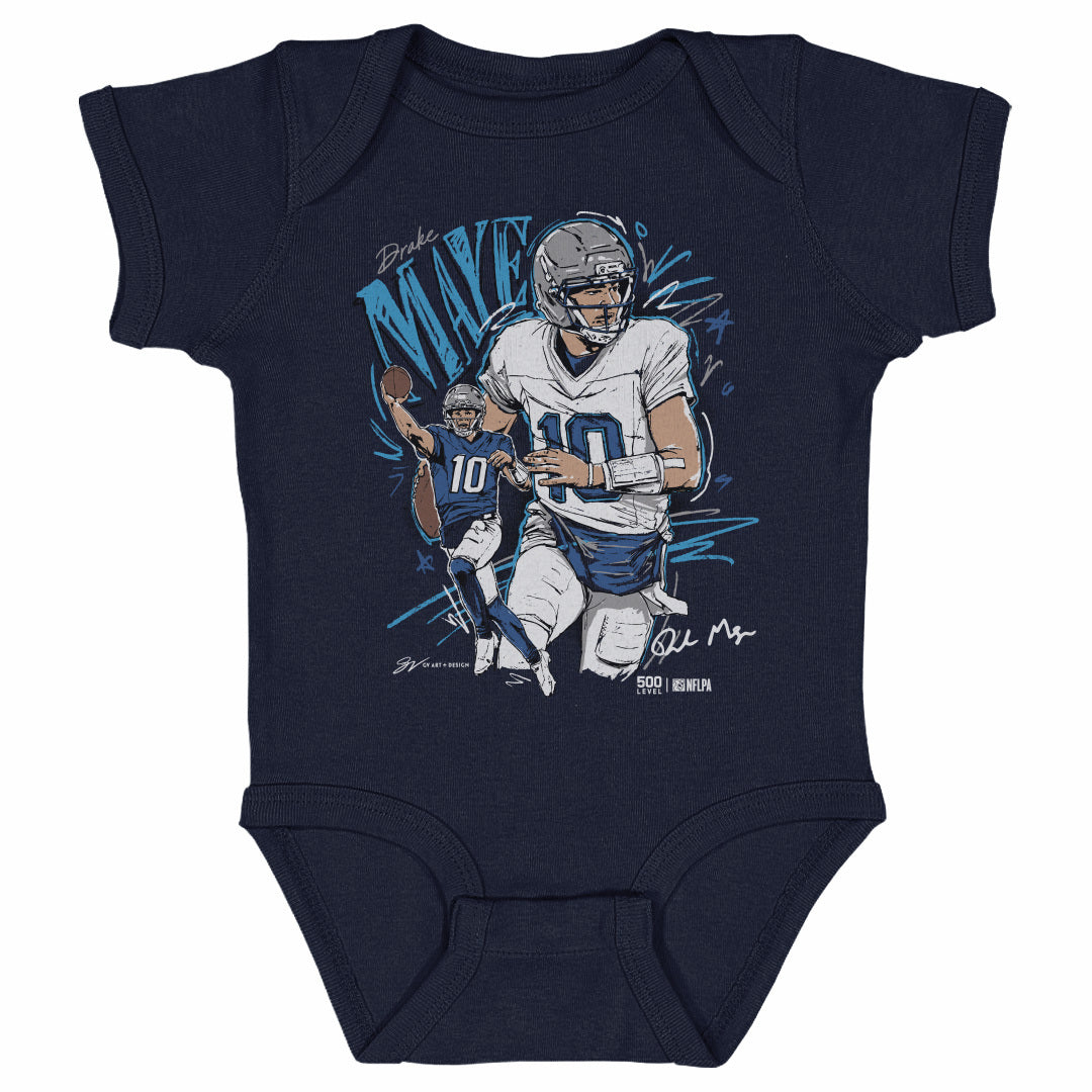 Drake Maye Kids Baby Onesie | 500 LEVEL