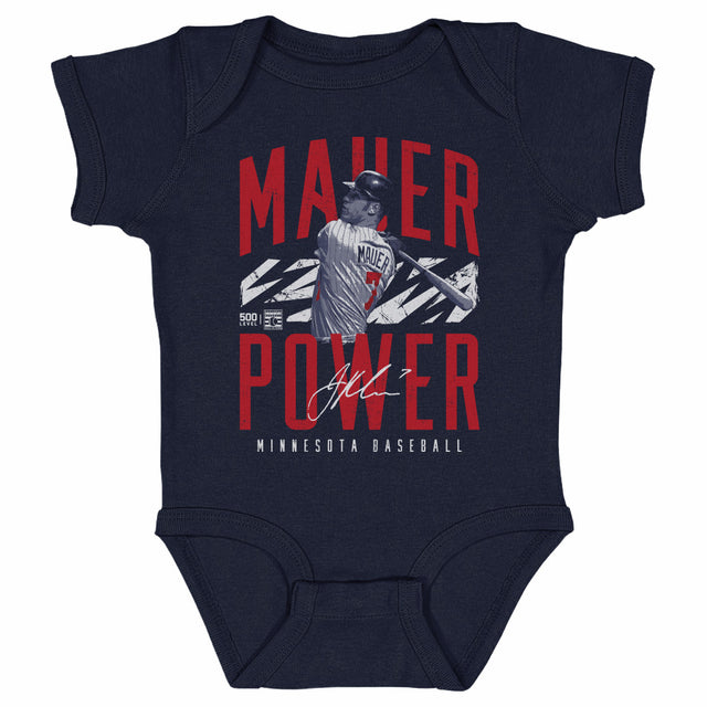 Joe Mauer Kids Baby Onesie | 500 LEVEL