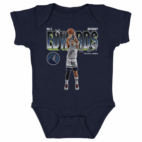 Anthony Edwards Kids Baby Onesie | 500 LEVEL