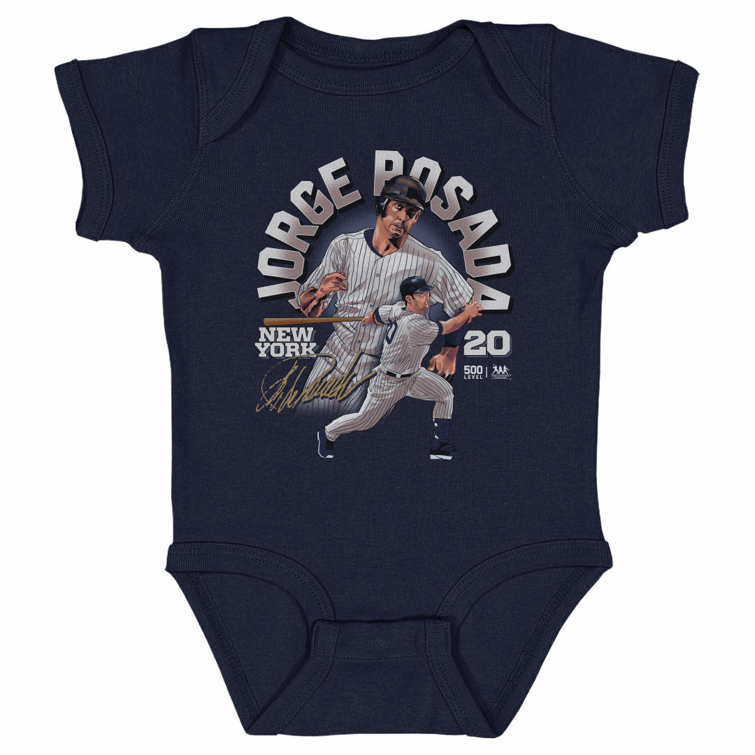 Jorge Posada Kids Baby Onesie | 500 LEVEL