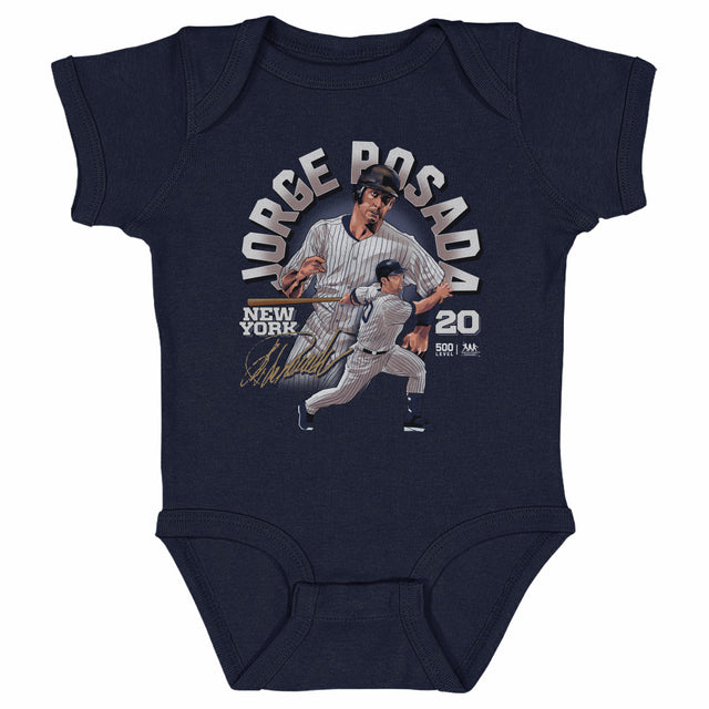 Jorge Posada Kids Baby Onesie | 500 LEVEL