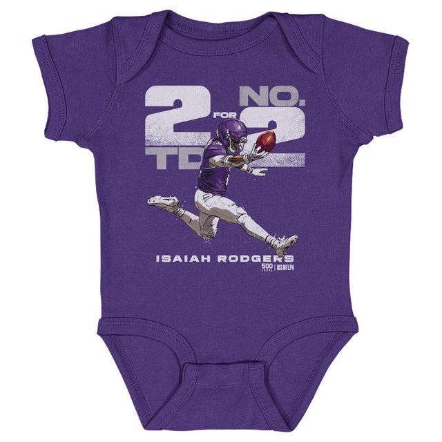Isaiah Rodgers Kids Baby Onesie | 500 LEVEL