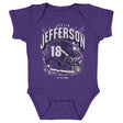 Justin Jefferson Kids Baby Onesie | 500 LEVEL