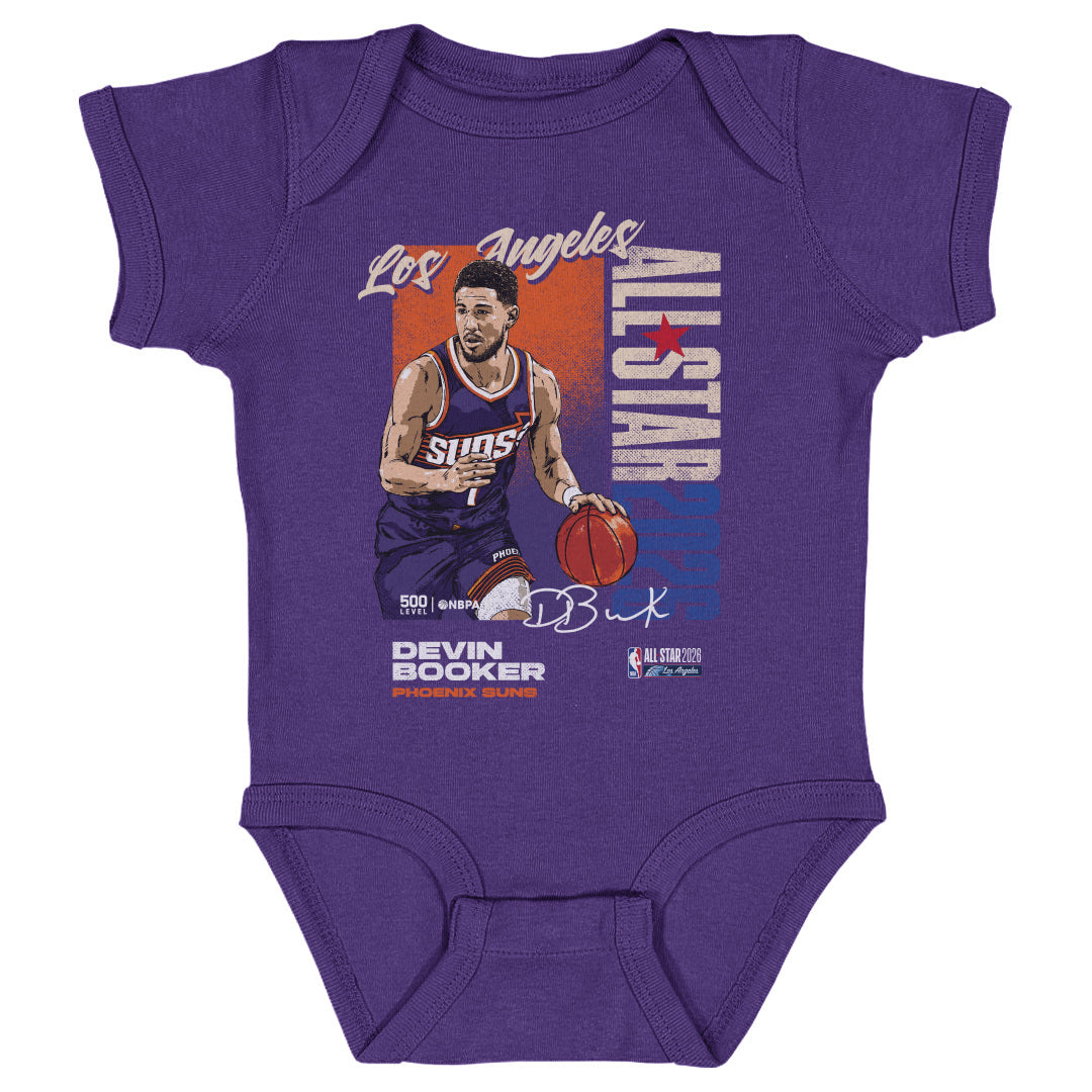 Devin Booker Kids Baby Onesie | 500 LEVEL