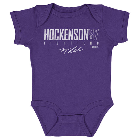 T.J. Hockenson Kids Baby Onesie | 500 LEVEL