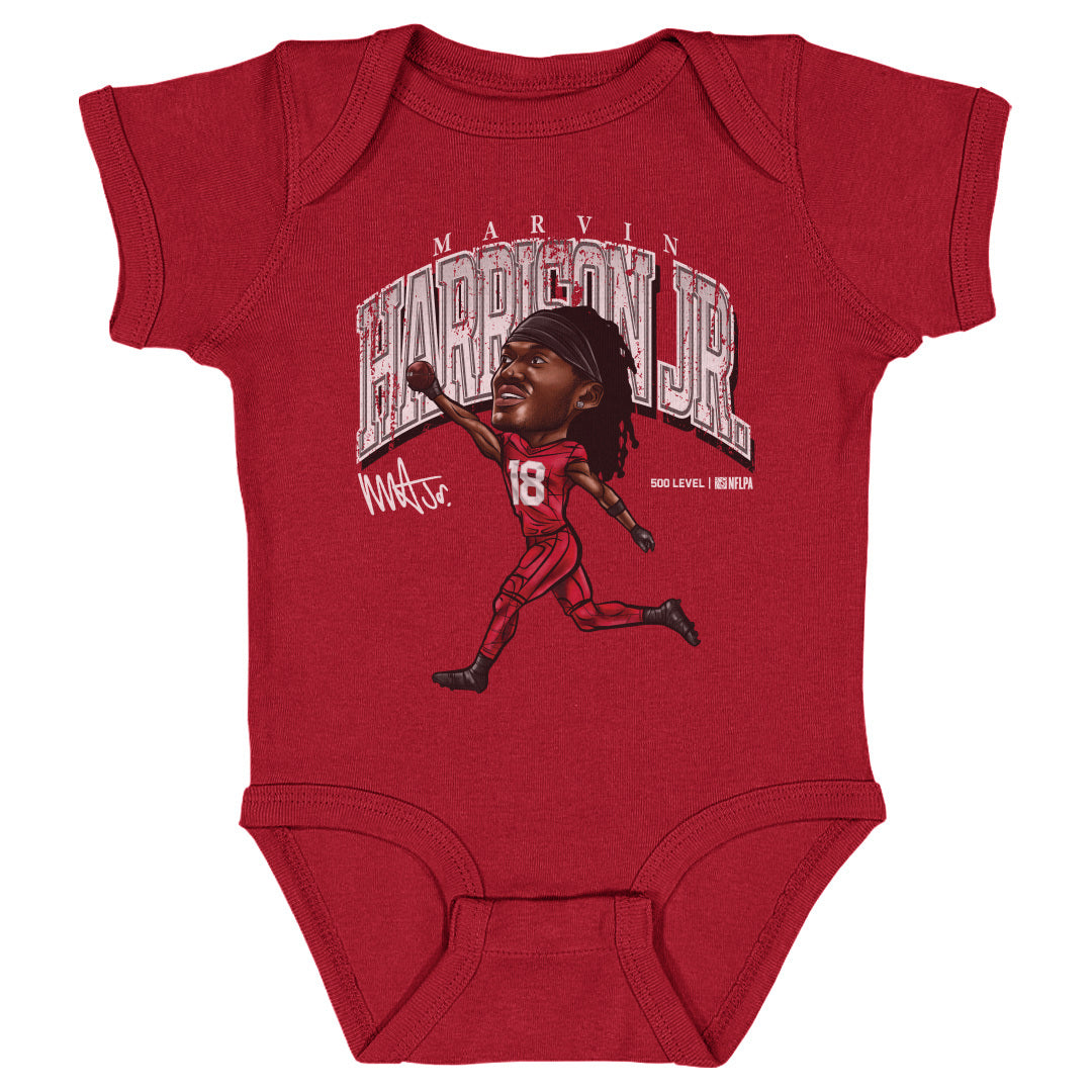 Marvin Harrison Jr. Kids Baby Onesie | 500 LEVEL