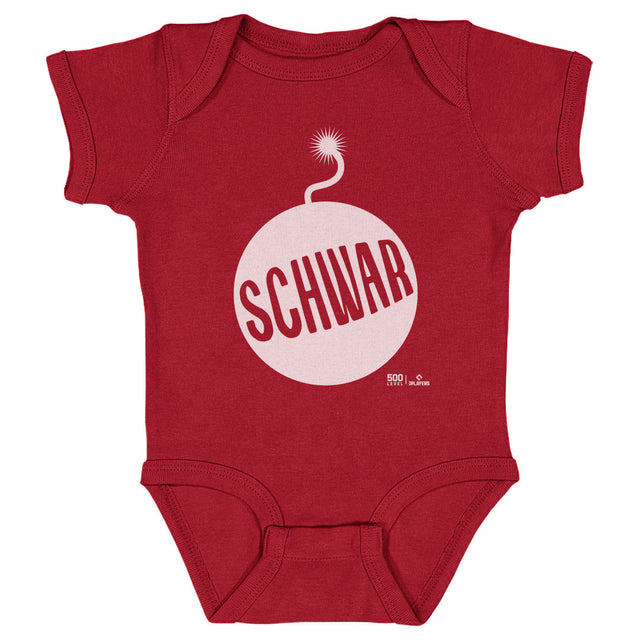 Kyle Schwarber Kids Baby Onesie | 500 LEVEL