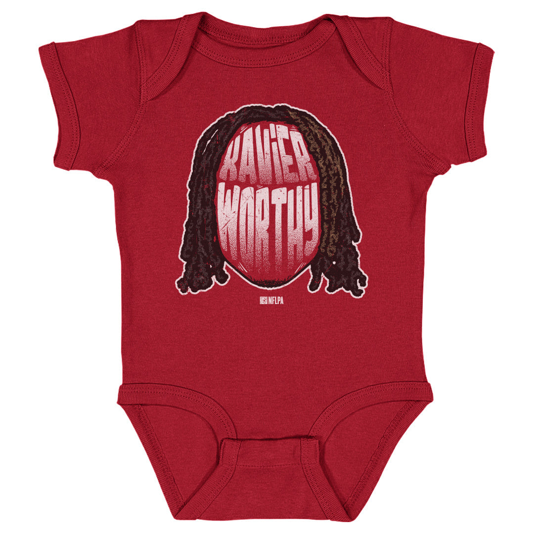 Xavier Worthy Kids Baby Onesie | 500 LEVEL