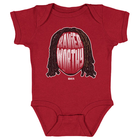 Xavier Worthy Kids Baby Onesie | 500 LEVEL