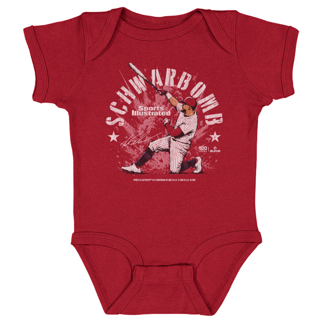 Kyle Schwarber Kids Baby Onesie | 500 LEVEL