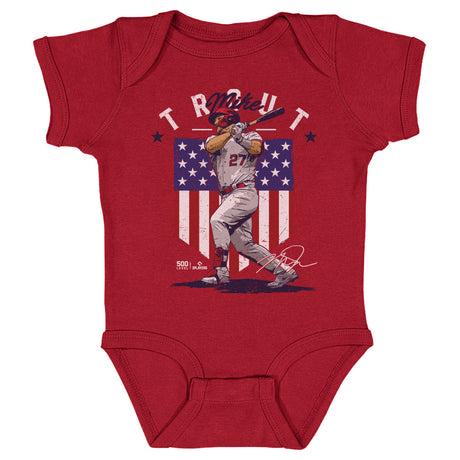 Mike Trout Kids Baby Onesie | 500 LEVEL