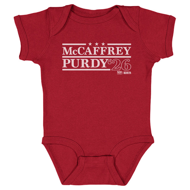 Christian McCaffrey Kids Baby Onesie | 500 LEVEL