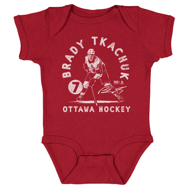 Brady Tkachuk Kids Baby Onesie | 500 LEVEL