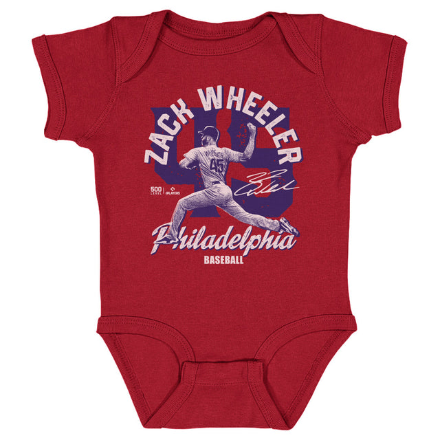Zack Wheeler Kids Baby Onesie | 500 LEVEL