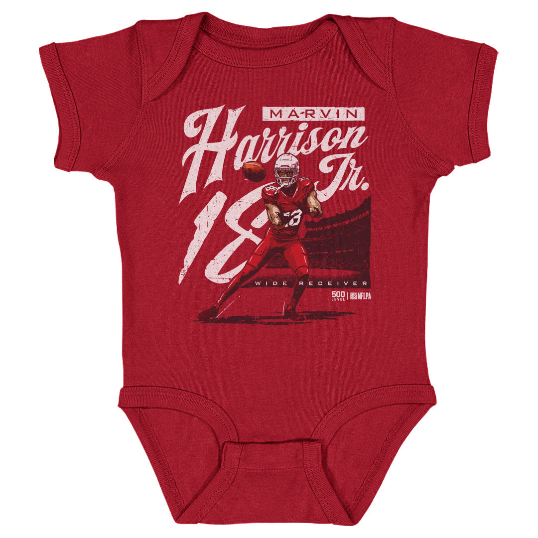 Marvin Harrison Jr. Kids Baby Onesie | 500 LEVEL