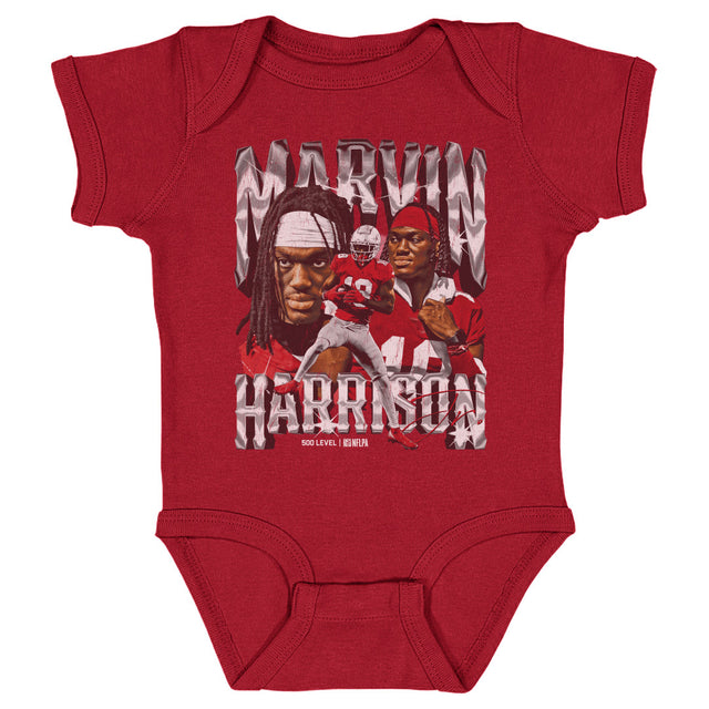 Marvin Harrison Jr. Kids Baby Onesie | 500 LEVEL