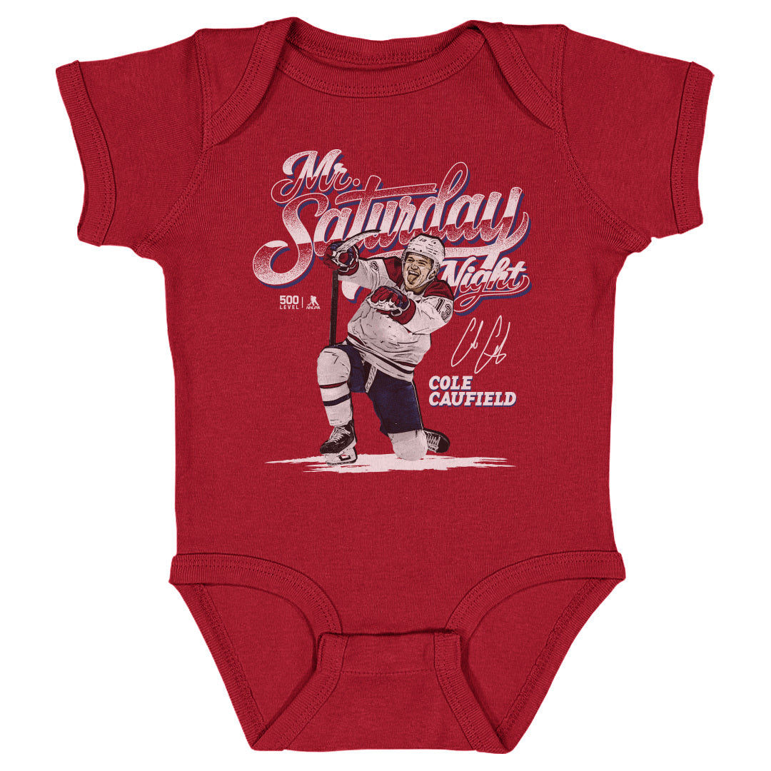 Cole Caufield Kids Baby Onesie | 500 LEVEL