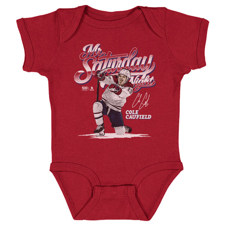 Cole Caufield Kids Baby Onesie | 500 LEVEL