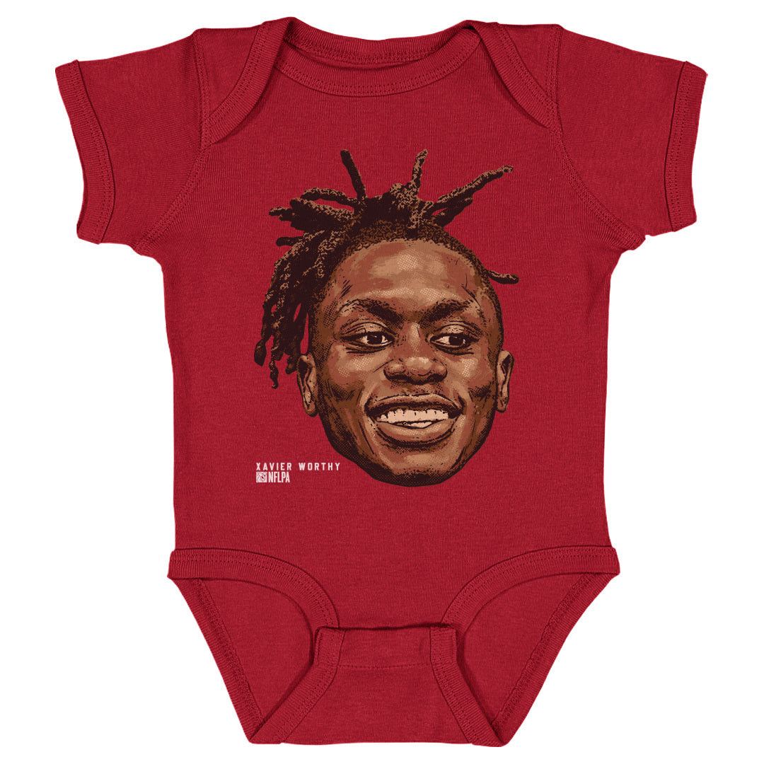 Xavier Worthy Kids Baby Onesie | 500 LEVEL
